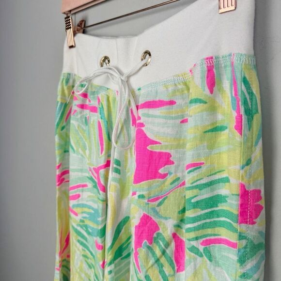 LILLY PULITZER | The Beach Short Linen Wide Leg Pants Women’s Size XX-Small - Picture 3 of 9